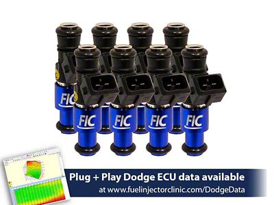 Fuel Injector Clinic Dodge Hemi SRT-8, 5.7 High-Z Impedance Fuel Injectors; 1200cc