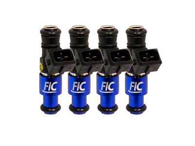 Fuel Injector Clinic 4 cyl, 53mm High-Z Impedance Fuel Injectors; 1200cc