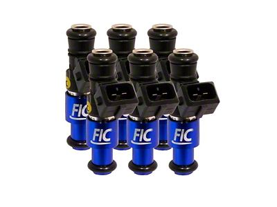 Fuel Injector Clinic 6 cyl, 53mm High-Z Impedance Fuel Injectors; 1200cc