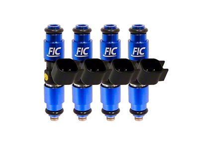 Fuel Injector Clinic 4 cyl, 64mm High-Z Impedence Fuel Injectors; 1440cc