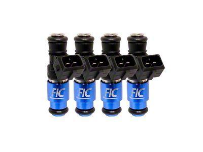 Fuel Injector Clinic 4 cyl, 53mm High-Z Impedance Fuel Injectors; 1650cc