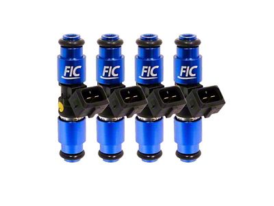 Fuel Injector Clinic 4 cyl, 64mm High-Z Impedance Fuel Injectors; 1650cc