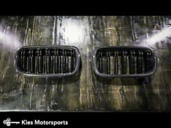 Kies Motorsports 2014-2018 BMW X5 F15 / X6 F16 / X5M F85 / X6M F86 Double Slatted Carbon Fiber Kidney Grilles