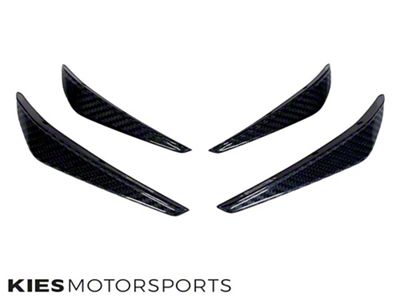 Kies Motorsports 2020-2025 M3 G80 / M4 G82 / G83 Dry Carbon Fiber 4pc Canard Set