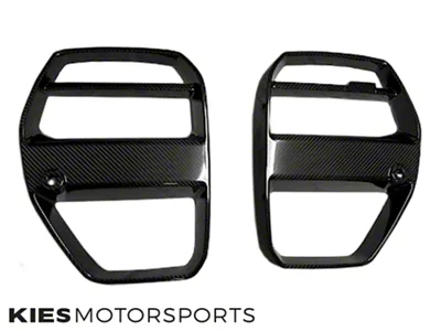 Kies Motorsports 2020-2025 M3 G80 / M4 G82 / G83 Vorsteiner Inspired Dry Carbon Full Replacement Kidney Grille