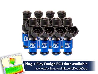 Fuel Injector Clinic Dodge Hemi SRT-8, 5.7 High-Z Impedance Fuel Injectors; 2150cc