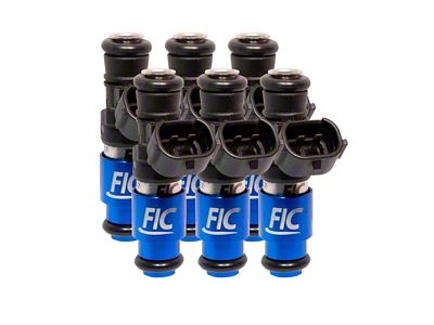 Fuel Injector Clinic 6 cyl, 53mm High-Z Impedance Fuel Injectors; 2150cc