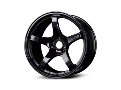 Gram Lights 57CR Gloss Black 4-Wheel Kit; 18x9.5; 22mm Offset; 5x114.3mm Bolt Pattern; 73.10mm Hub Bore