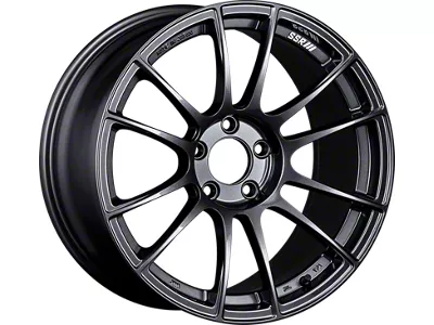 SSR GTX04 Dark Gunmetal 4-Wheel Kit; 18x9.5; 22mm Offset; 5x114.3mm Bolt Pattern; 73mm Hub Bore