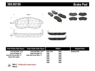 StopTech Performance 02-05 Infiniti G35 / 07-09 Nissan Altima/Sentra / - 309.08150