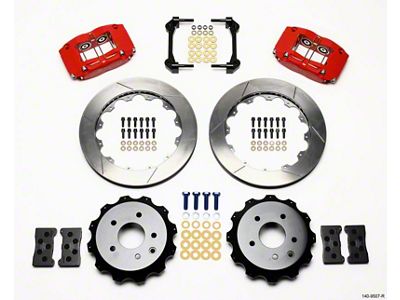 Wilwood Dynapro Radial Rear Kit 13.00in Red Nissan 350Z/Fiti G35 - 140-9507-R