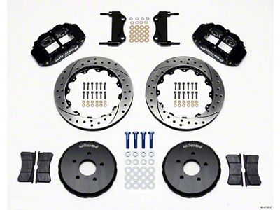 Wilwood Narrow Superlite 6R Front Hat Kit 13.06in Drilled - 140-9190-D