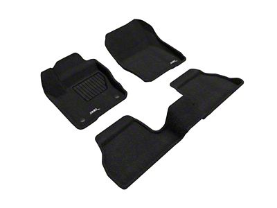 3D MAXpider 12-18 Ford Focus Elegant Floor Mat- Black 1St - L1FR02904709