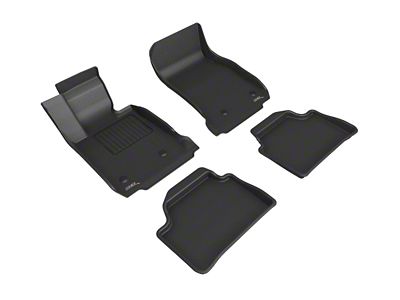 3D MAXpider 12-19 BMW 1 Series Kagu Floor Mat- Black - L1BM03601509