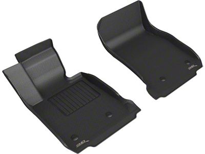 3D MAXpider 12-19 BMW 1 Series Kagu Floor Mat- Black - L103611509