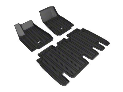 3D MAXpider 16-21 Tesla Model X 5-Seat Elitect Black R1 - E1TL01101809