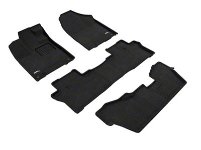3D MAXpider 16-22 Honda Pilot 8-Passenger Elegant Black R1 R2 - L1HD07304709