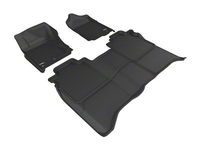 3D MAXpider 16-24 Nissan Titan Crew Cab Kagu Black R1 R2 Without Storage Box