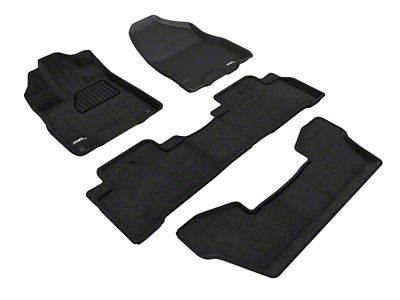 3D MAXpider 17-20 Acura MDX 6-Seat Elegant Black R1 R2 - L1AC01004709