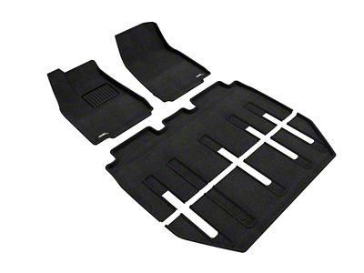 3D MAXpider 17-21 Tesla Model X Folding 7-Seat Elegant Black - L1TL00504709