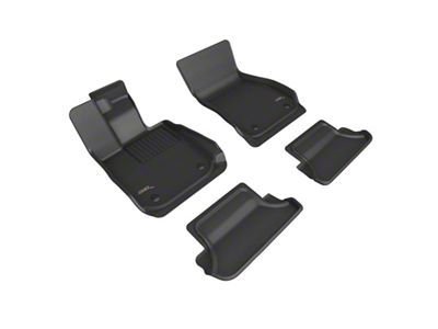 3D MAXpider 18-23 BMW 8 Series Kagu Floor Mat- Black - L111001509