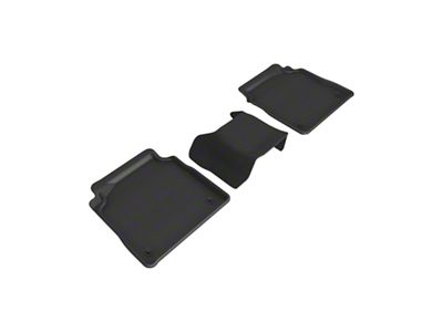 3D MAXpider 18-23 Lexus LS Kagu Black Floor Mats - L1LX06421509