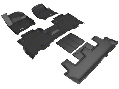 3D MAXpider 18-24 Ford Expedition 7-Seat Kagu Black R1 R2 - L1FR12501509