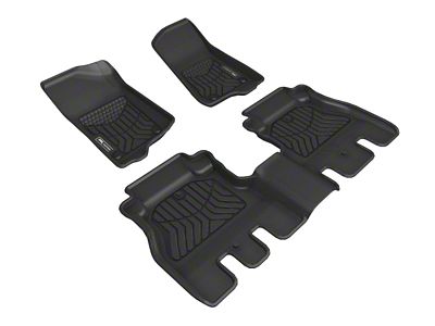 3D MAXpider 18-24 Jeep Wrangler JL Unlimited Maxtrac Black R1 - A5JP01901809