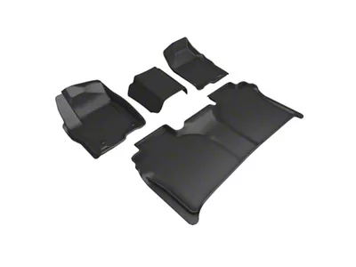 3D MAXpider 19-23 Sierra Crew Cab Kagu Floor Mat- L1GM03101509