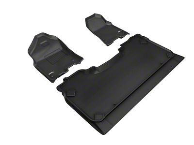 3D MAXpider 19-24 Dodge Ram 1500 Crew Cab W/ Bucket Front Row Kagu Black R1 R2