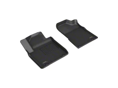 3D MAXpider 19-24 Nissan Armada Kagu Front Floor Mat- Black - L1NS14611509