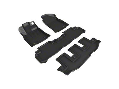 3D MAXpider 19-24 Subaru Ascent Kagu Black Bench Seats R1 - L1SB03901509