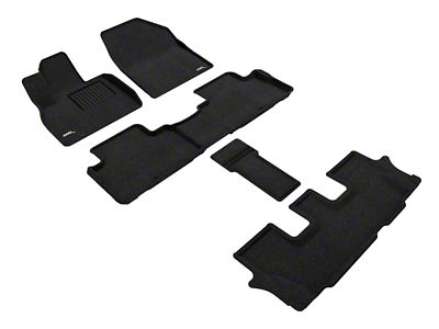 3D MAXpider 20-24 Kia Telluride 7-Seat Elegant Black R1 R2 - L1KA05104709