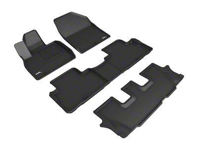3D MAXpider 20-24 Kia Telluride 8-Seat Kagu Black R1 R2 - L1KA05201509
