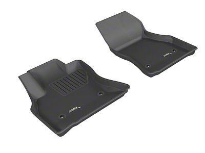 3D MAXpider 2014-2019 Fiat 500L Kagu 1st Row Floormat - L1FA00411509