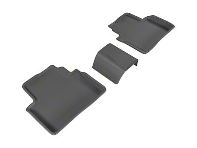 3D MAXpider 16-20 Honda Civic Kagu 2nd Row Floormats - Black