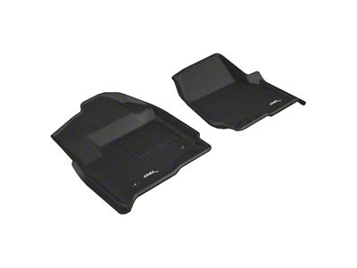 3D MAXpider 2017-2019 Ford F-250/350/450 Kagu 1st Row Floormat - L1FR10711509