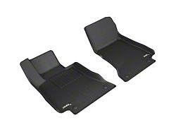3D MAXpider KAGU Series All-Weather Custom Fit Front Floor Liners; Black (2018-2020 Mercedes-Benz E-Class Coupe C238)