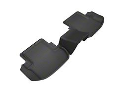 3D MAXpider KAGU Series All-Weather Custom Fit Rear Floor Liners; Black (2018-2020 Mercedes-Benz E-Class Coupe C238)