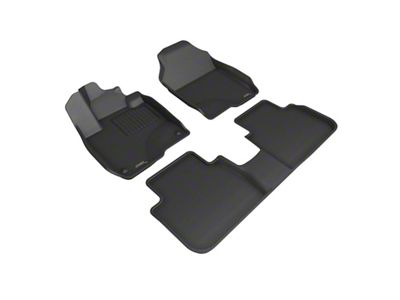 3D MAXpider 2022-2023 Honda HR-V 1st Row Floormat - Black - L1HD13101509