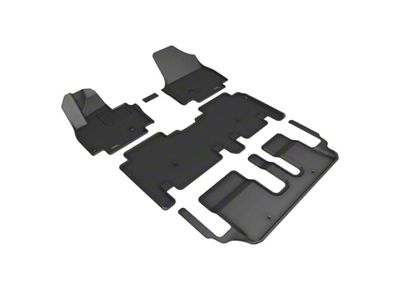 3D MAXpider 2024 Kia EV9 7-Seater Kagu Black - 1st/2nd/3rd - L1KA08101509