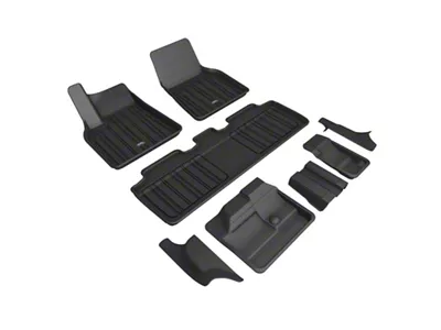 3D MAXpider 21-22 Tesla Model Y 7-Seat Elitect Black R1 - E1TL03601809