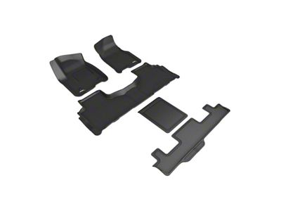 3D MAXpider 20-22 GMC Yukon 7-Seat Kagu 1st 2nd & 3rd Row - Black