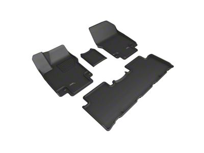 3D MAXpider 22-23 Hyundai Ioniq 5 Kagu Floor Mat- Black - L112501509