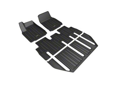 3D MAXpider 22-24 Tesla Model X 7-Seat Elitect Black R1 - E1TL04801809