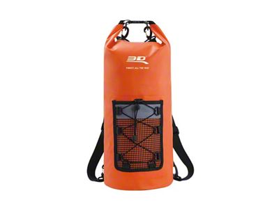 3D MAXpider Roll-Top Dry Bag Backpack; Orange