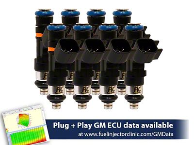 Fuel Injector Clinic 4.8/5.3/6.0 Truck Motors '99-'06 High-Z Impedance Fuel Injectors; 525cc