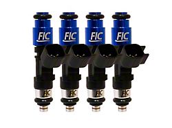Fuel Injector Clinic 4 cyl, 64mm High-Z Impedance Fuel Injectors; 525cc
