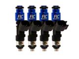 Fuel Injector Clinic 4 cyl, 64mm High-Z Impedance Fuel Injectors; 650cc