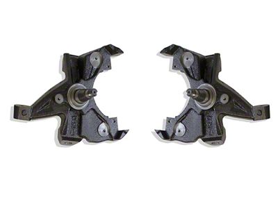 Ridetech 88-98 Chevy C-1500 2in Drop Spindles with LD Brakes; 1in - 11379301